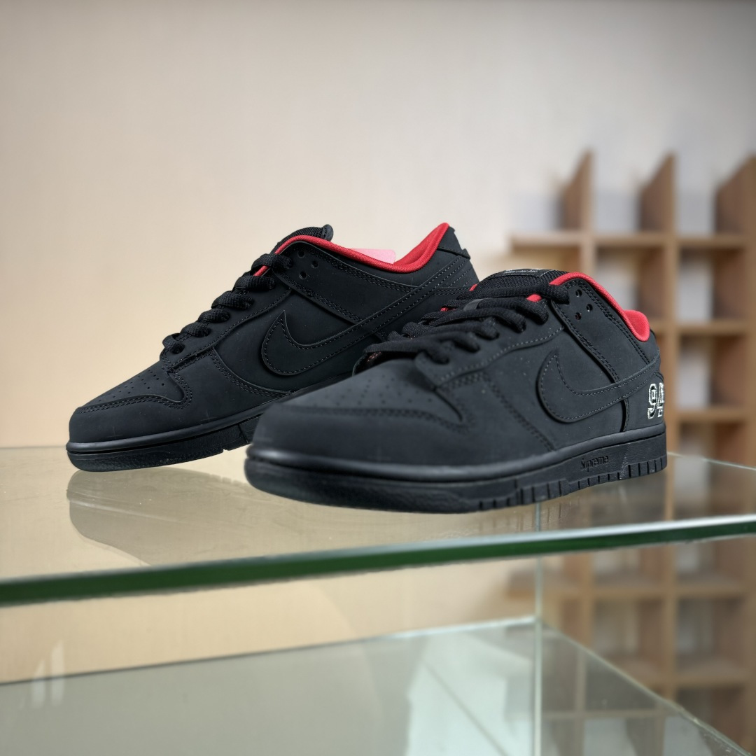Nike Dunk SB DUNK LOW PRO QS x Supreme 黑红 HQ8487-001