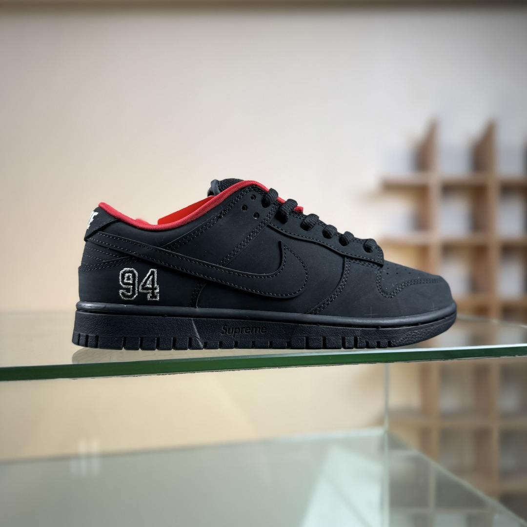 Nike Dunk SB DUNK LOW PRO QS x Supreme 黑红 HQ8487-001