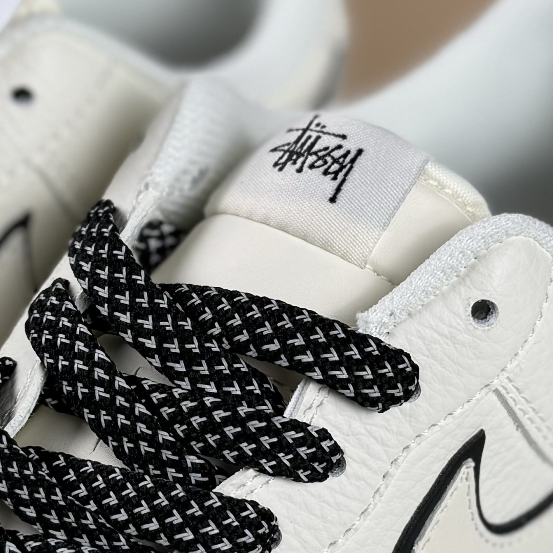 260 Nike Air Force 1 Low 07 x Stussy 白黑小勾满天星 CS5288-046