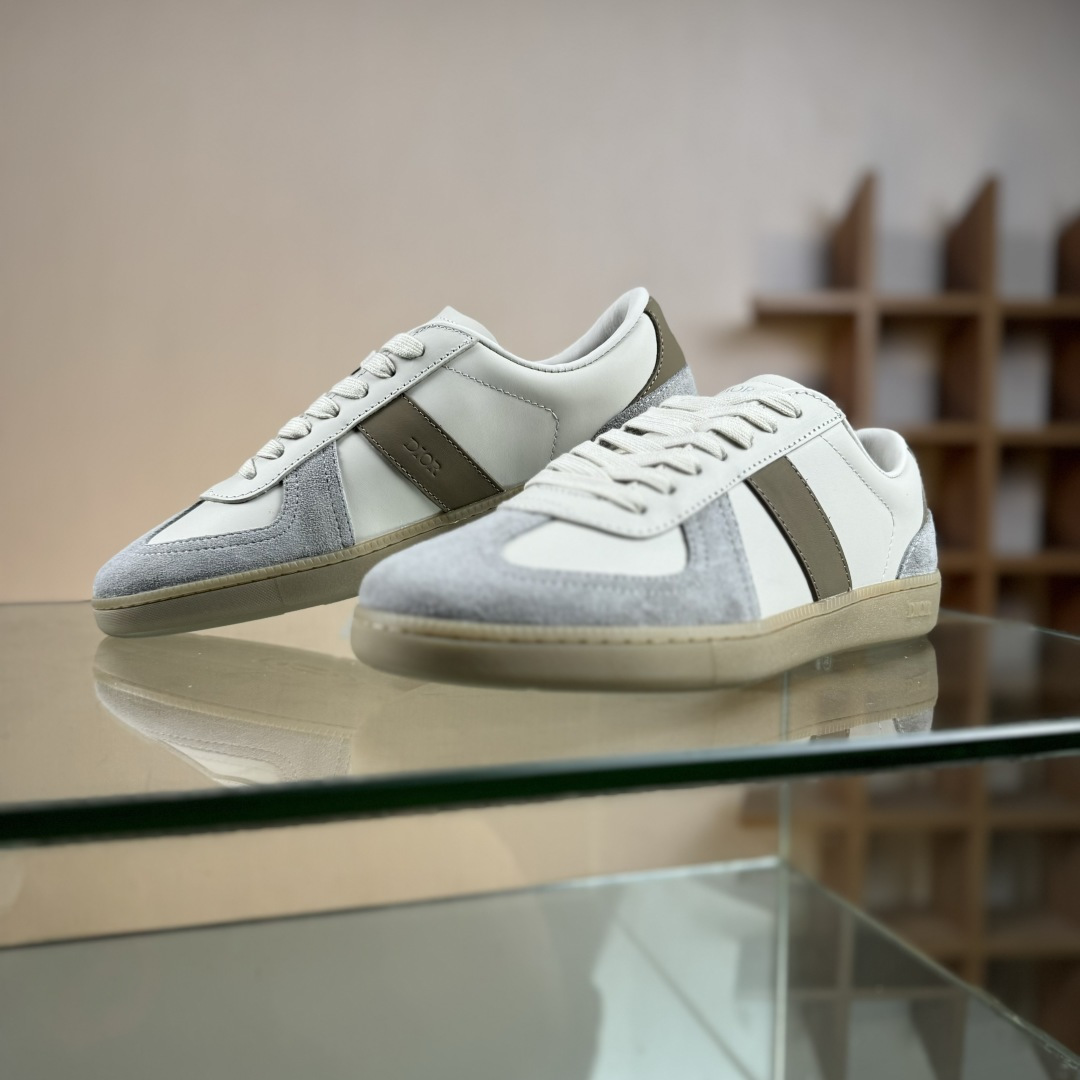 380 最新配色 DIOR迪奥 B01 Matchpoint 圆头系带 迪奥德训鞋