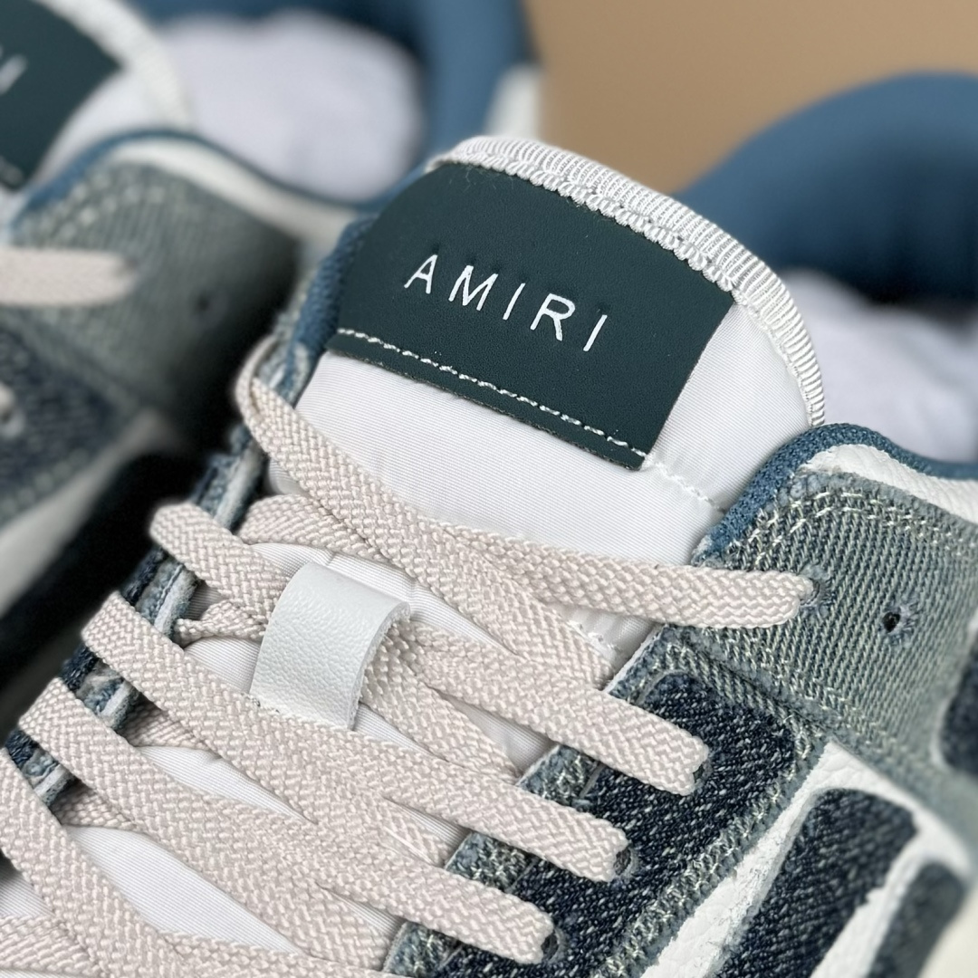 380 最新配色 AMIRI Skeleton High 广东大厂出品 骨骼鞋-Skel Sneakers低帮 洛杉矶街头之王