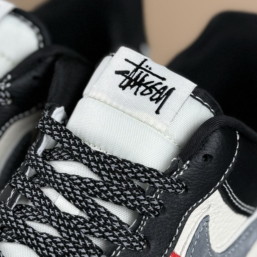 Nike Air Force 1'07 Low 斯图西联名 米灰黑织标 空军一号低帮休闲板鞋 DF0188-102-Top High Quatity Cheap Sneakers Fashion Clothing Clothes Bags handbags Shoes of all Brand wholesale With The best Quality And Beautiful Price from China Factory Chinese suppliers wholesaler seller Nike Air Force 1'07 Low 斯图西联名 米灰黑织标 空军一号低帮休闲板鞋 DF0188-102