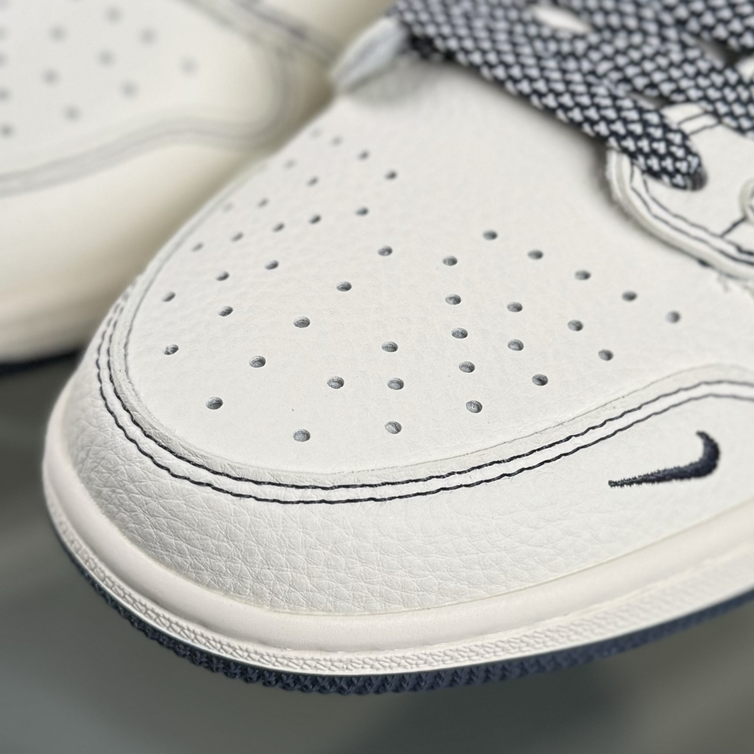 Travis Scott x Fragment Design x Air Jordan 1 Low SP AJ1 乔1米白Nike蓝 低帮文化休闲板鞋 XD0798-308