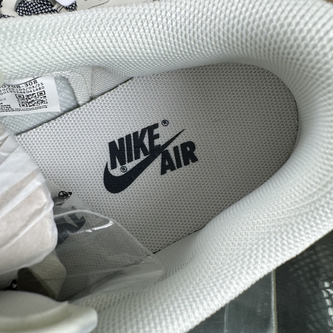 Travis Scott x Fragment Design x Air Jordan 1 Low SP AJ1 乔1米白Nike蓝 低帮文化休闲板鞋 XD0798-308