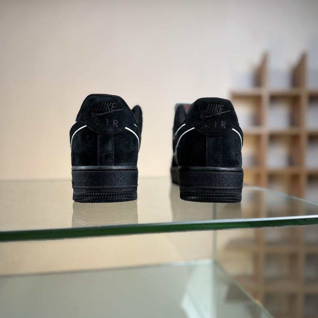 Nike Air Force 1'07 Low ”黑武士” 全麂皮 秋冬 空军一号低帮休闲板鞋 ZH0316-134