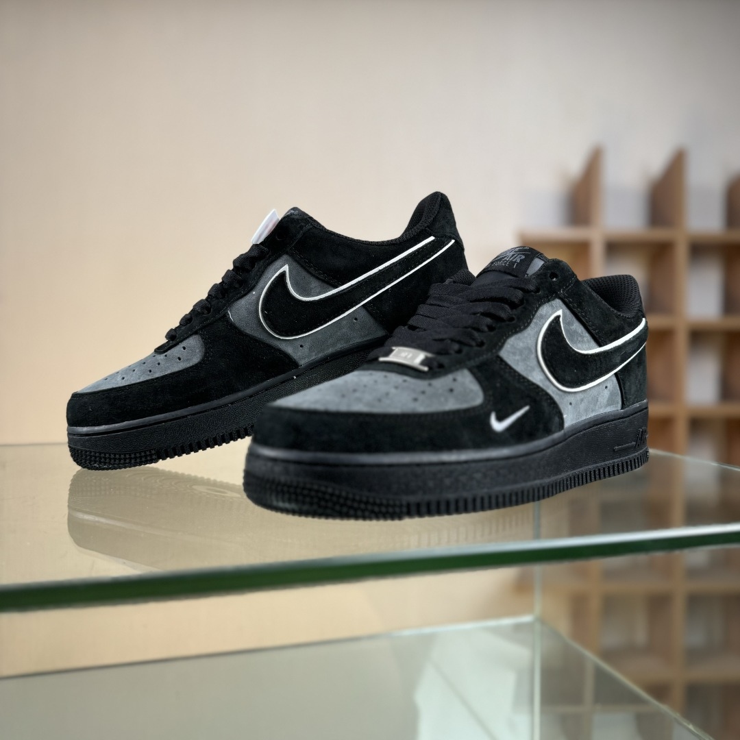 Nike Air Force 1'07 Low ”黑武士” 全麂皮 秋冬 空军一号低帮休闲板鞋 ZH0316-134