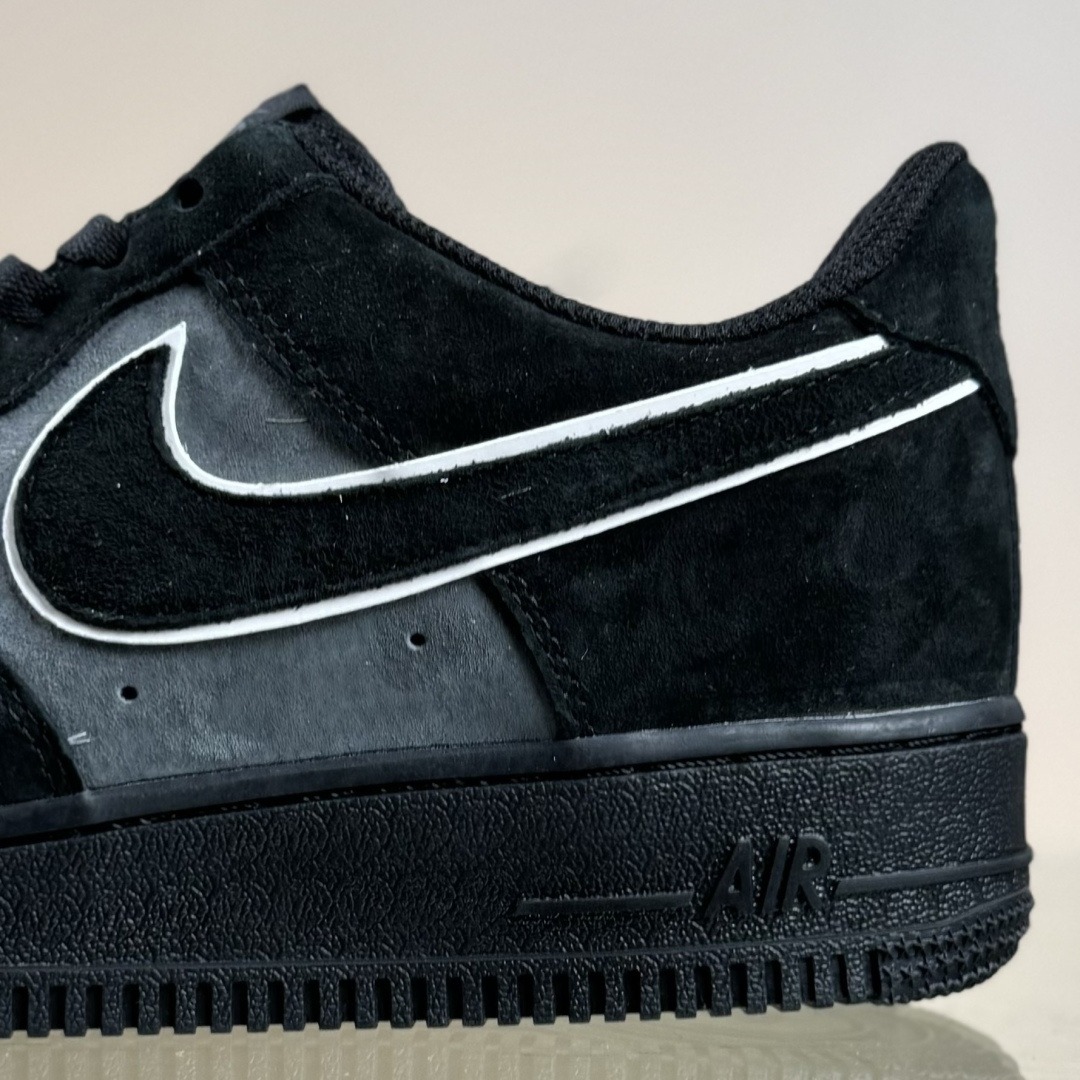 Nike Air Force 1'07 Low ”黑武士” 全麂皮 秋冬 空军一号低帮休闲板鞋 ZH0316-134