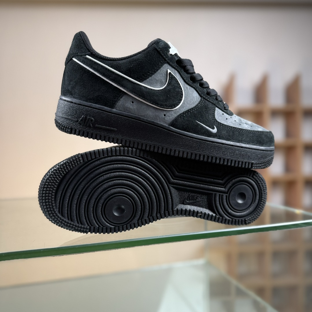 Nike Air Force 1'07 Low ”黑武士” 全麂皮 秋冬 空军一号低帮休闲板鞋 ZH0316-134