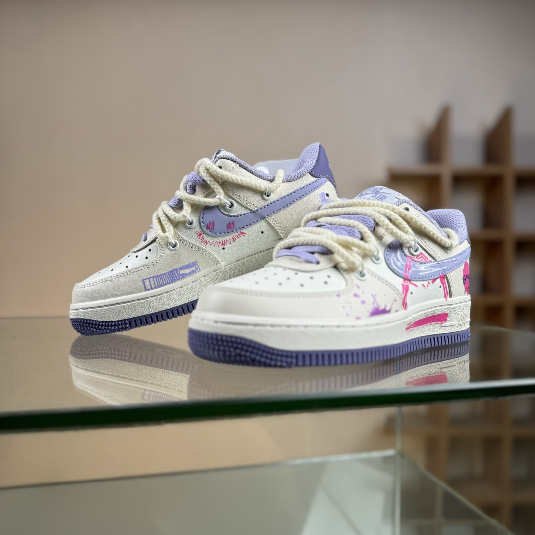 Nike Air Force 1'07 Low ”Confession” 手绘涂鸦 紫粉表白 空军一号低帮休闲板鞋 BD7701-220-Top High Quatity Cheap Sneakers Fashion Clothing Clothes Bags handbags Shoes of all Brand wholesale With The best Quality And Beautiful Price from China Factory Chinese suppliers wholesaler seller Nike Air Force 1'07 Low ”Confession” 手绘涂鸦 紫粉表白 空军一号低帮休闲板鞋 BD7701-220