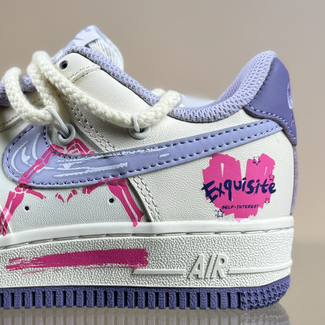 Nike Air Force 1'07 Low ”Confession” 手绘涂鸦 紫粉表白 空军一号低帮休闲板鞋 BD7701-220-Top High Quatity Cheap Sneakers Fashion Clothing Clothes Bags handbags Shoes of all Brand wholesale With The best Quality And Beautiful Price from China Factory Chinese suppliers wholesaler seller Nike Air Force 1'07 Low ”Confession” 手绘涂鸦 紫粉表白 空军一号低帮休闲板鞋 BD7701-220