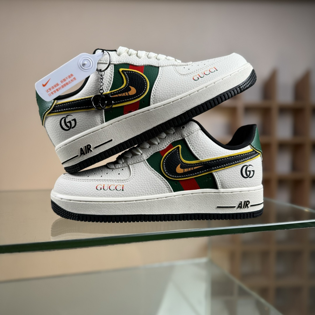 Nike Air Force 1 Low 07 x GUCCI 白绿黑 DD1982-322