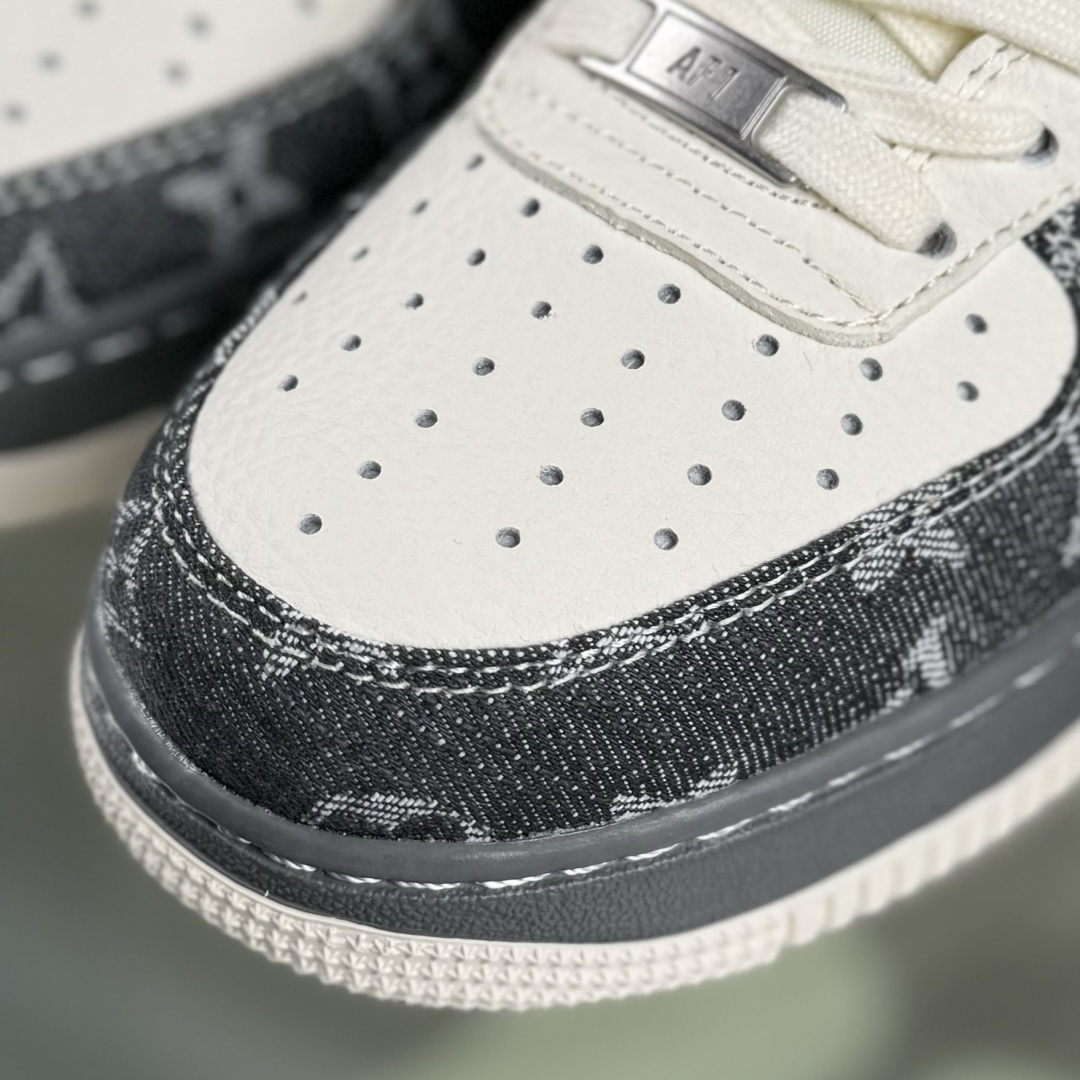 Nike Air Force 1'07 Low LV联名 米黑牛仔布 空军一号低帮休闲板鞋 SM6668-110