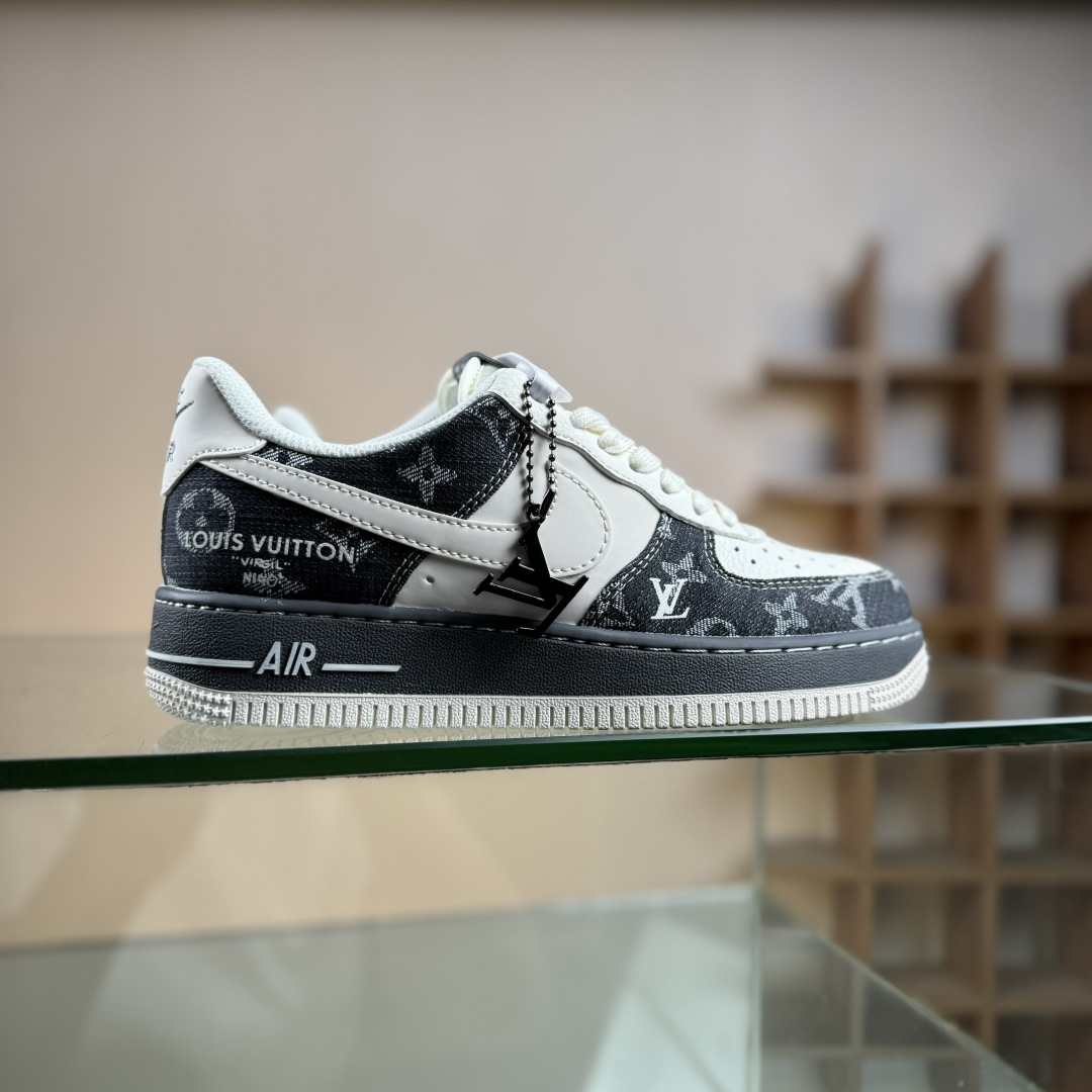 Nike Air Force 1’07 Low LV联名 米黑牛仔布 空军一号低帮休闲板鞋 SM6668-110