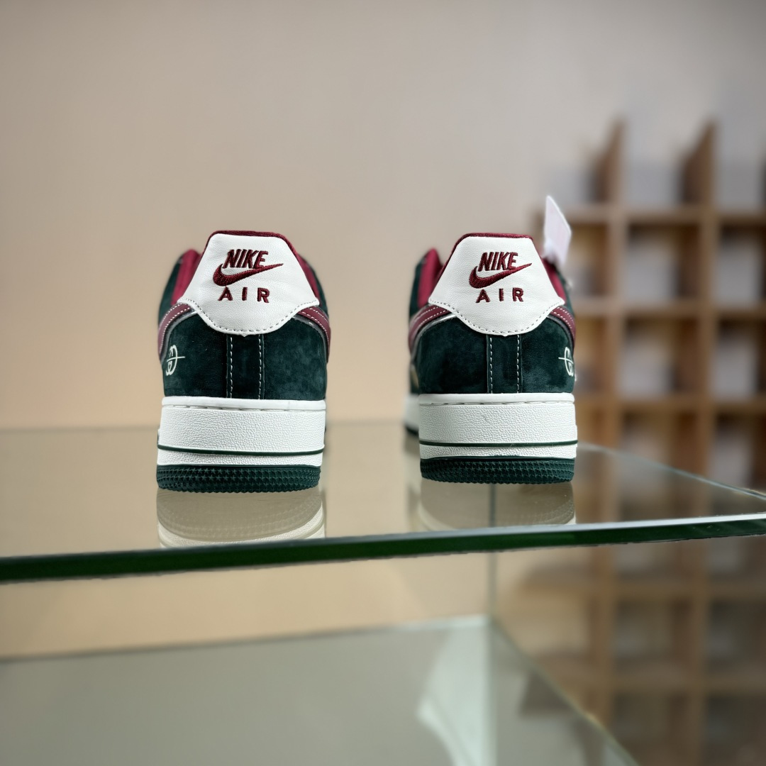 Nike Air Force 1'07 Low 古驰联名 卡其朱砂勾 空军一号低帮休闲板鞋 SY1388-007