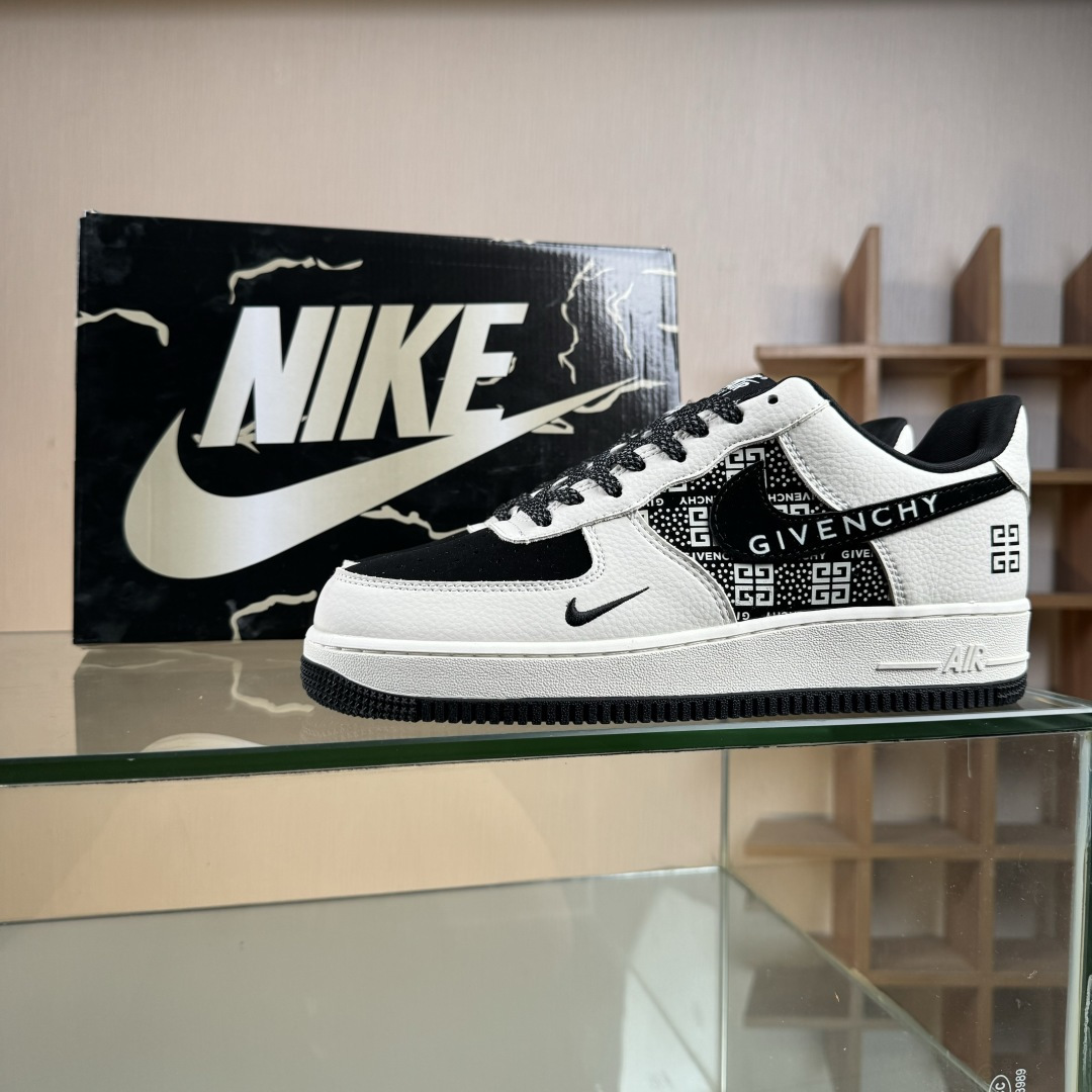 Nike Air Force 1'07 Low 纪梵希联名 印字米黑勾 空军一号低帮休闲板鞋 KJ1688-021-Top High Quatity Cheap Sneakers Fashion Clothing Clothes Bags handbags Shoes of all Brand wholesale With The best Quality And Beautiful Price from China Factory Chinese suppliers wholesaler seller Nike Air Force 1'07 Low 纪梵希联名 印字米黑勾 空军一号低帮休闲板鞋 KJ1688-021