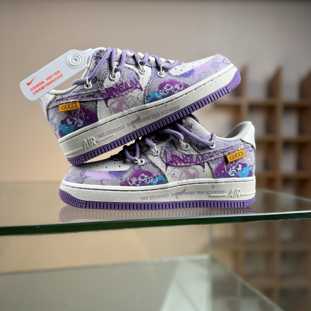 Nike Air Force 1'07 Low ”Dreaming” 手绘涂鸦 恋空织梦 空军一号低帮休闲板鞋 BD7700-202 Nike Air Force 1'07 Low ”Dreaming” 手绘涂鸦 恋空织梦 空军一号低帮休闲板鞋 BD7700-202