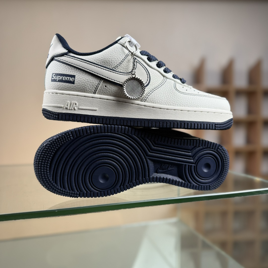 Nike Air Force 1'07 Low Supreme联名 米蓝兔八哥 空军一号低帮休闲板鞋 SM6668-113