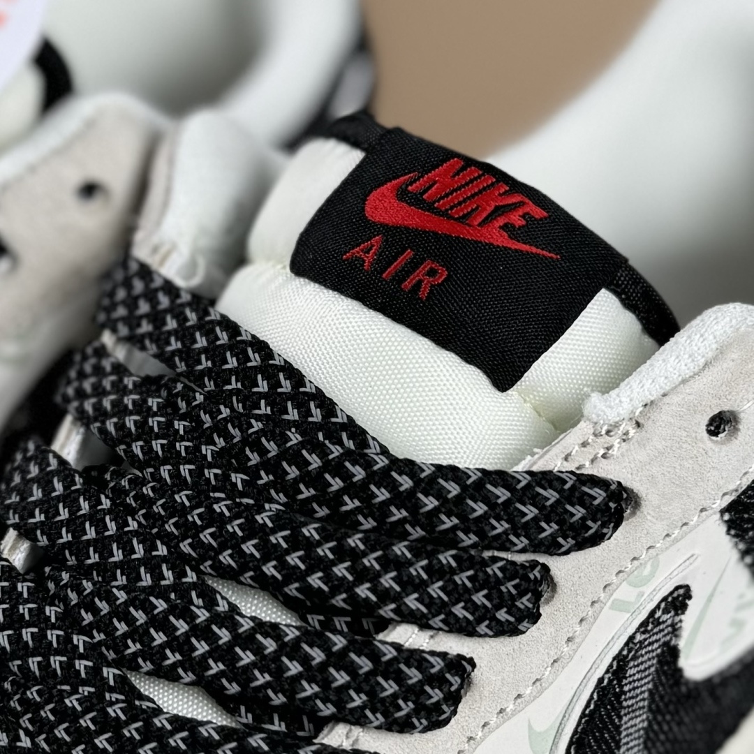 Nike Air Force 1'07 Low 李维斯联名 米灰黑织标 空军一号低帮休闲板鞋 MZ9588-800