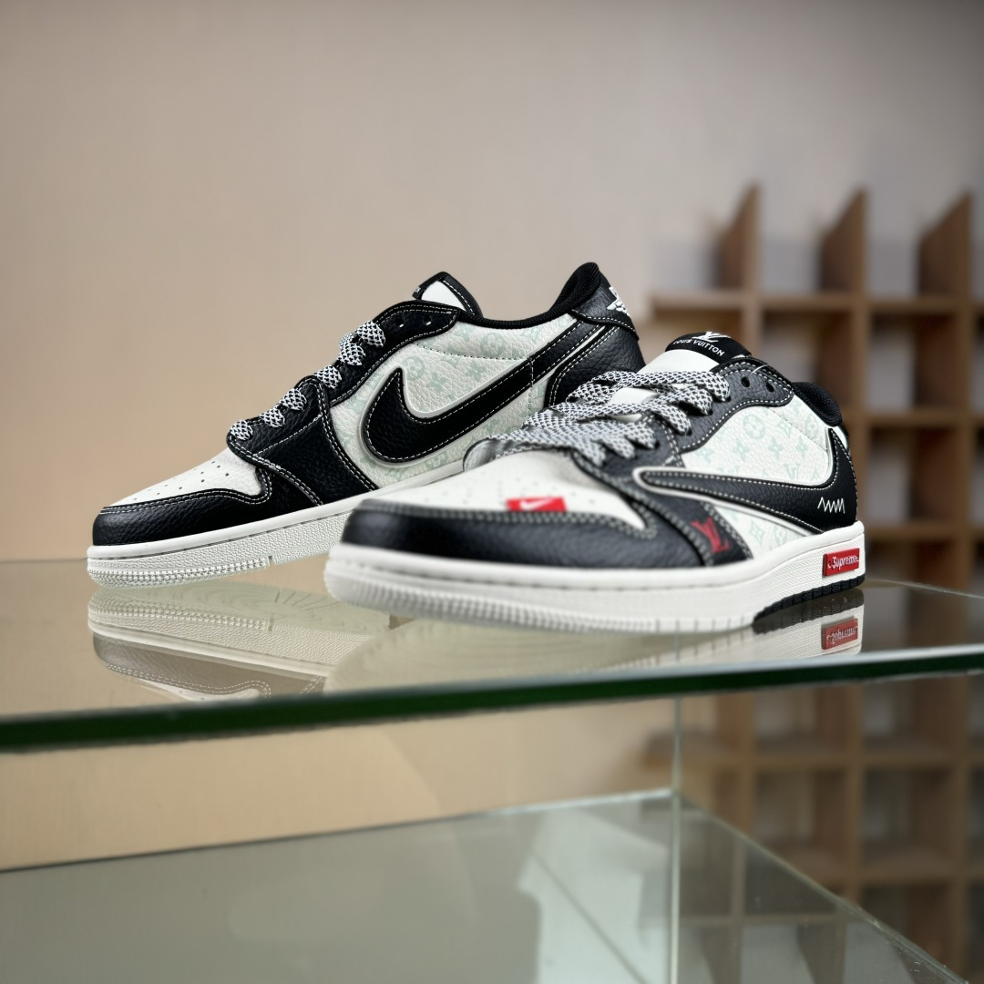 Travis Scott x Fragment Design x Air Jordan 1 Low SP AJ1 乔1LV联名 双拼黑荔纹 低帮文化休闲板鞋 CX5050-Y31-Top High Quatity Cheap Sneakers Fashion Clothing Clothes Bags handbags Shoes of all Brand wholesale With The best Quality And Beautiful Price from China Factory Chinese suppliers wholesaler seller Travis Scott x Fragment Design x Air Jordan 1 Low SP AJ1 乔1LV联名 双拼黑荔纹 低帮文化休闲板鞋 CX5050-Y31