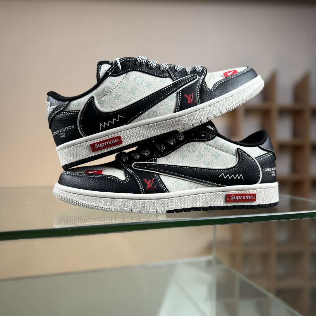 Travis Scott x Fragment Design x Air Jordan 1 Low SP AJ1 乔1LV联名 双拼黑荔纹 低帮文化休闲板鞋 CX5050-Y31-Top High Quatity Cheap Sneakers Fashion Clothing Clothes Bags handbags Shoes of all Brand wholesale With The best Quality And Beautiful Price from China Factory Chinese suppliers wholesaler seller Travis Scott x Fragment Design x Air Jordan 1 Low SP AJ1 乔1LV联名 双拼黑荔纹 低帮文化休闲板鞋 CX5050-Y31