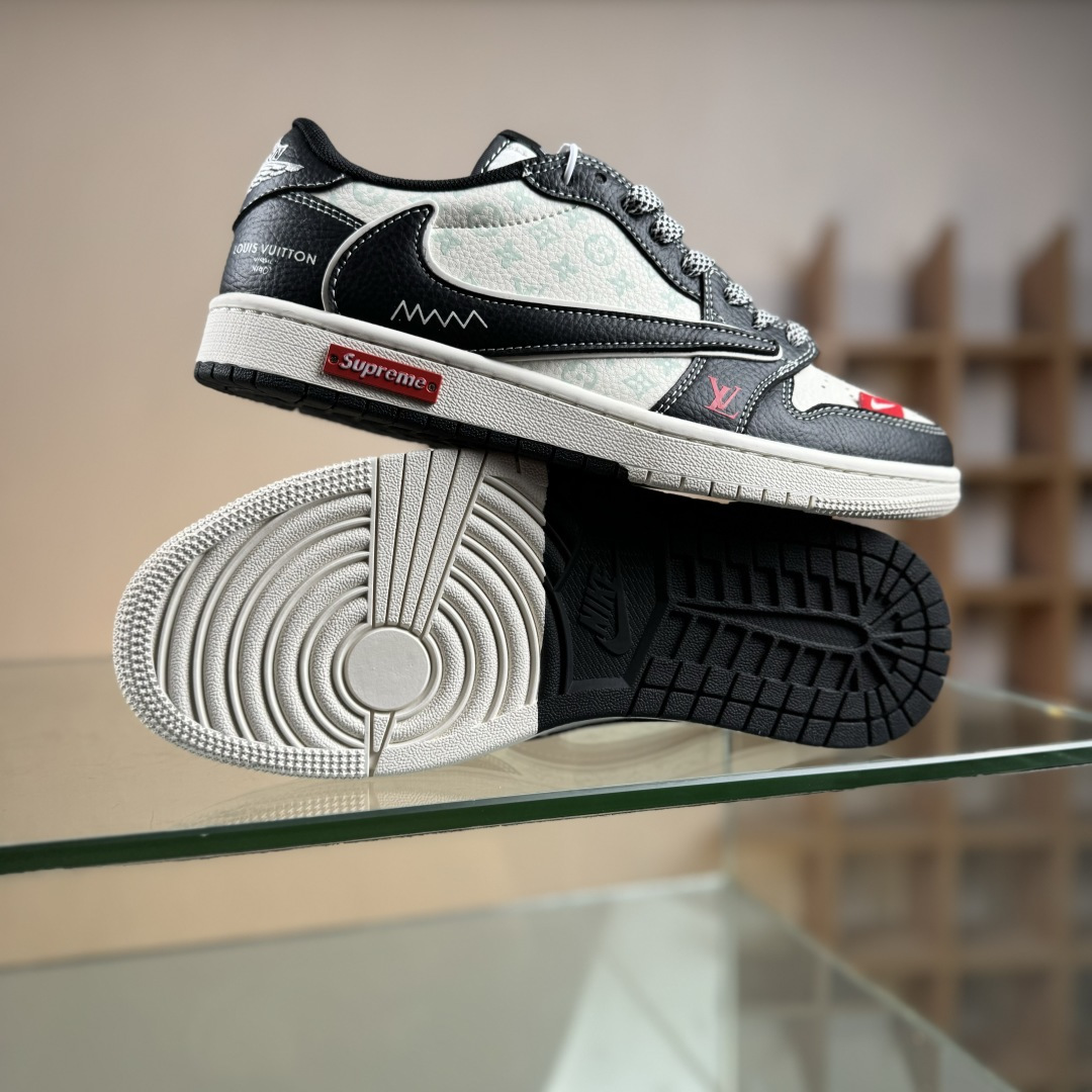 Travis Scott x Fragment Design x Air Jordan 1 Low SP AJ1 乔1LV联名 双拼黑荔纹 低帮文化休闲板鞋 CX5050-Y31-Top High Quatity Cheap Sneakers Fashion Clothing Clothes Bags handbags Shoes of all Brand wholesale With The best Quality And Beautiful Price from China Factory Chinese suppliers wholesaler seller Travis Scott x Fragment Design x Air Jordan 1 Low SP AJ1 乔1LV联名 双拼黑荔纹 低帮文化休闲板鞋 CX5050-Y31