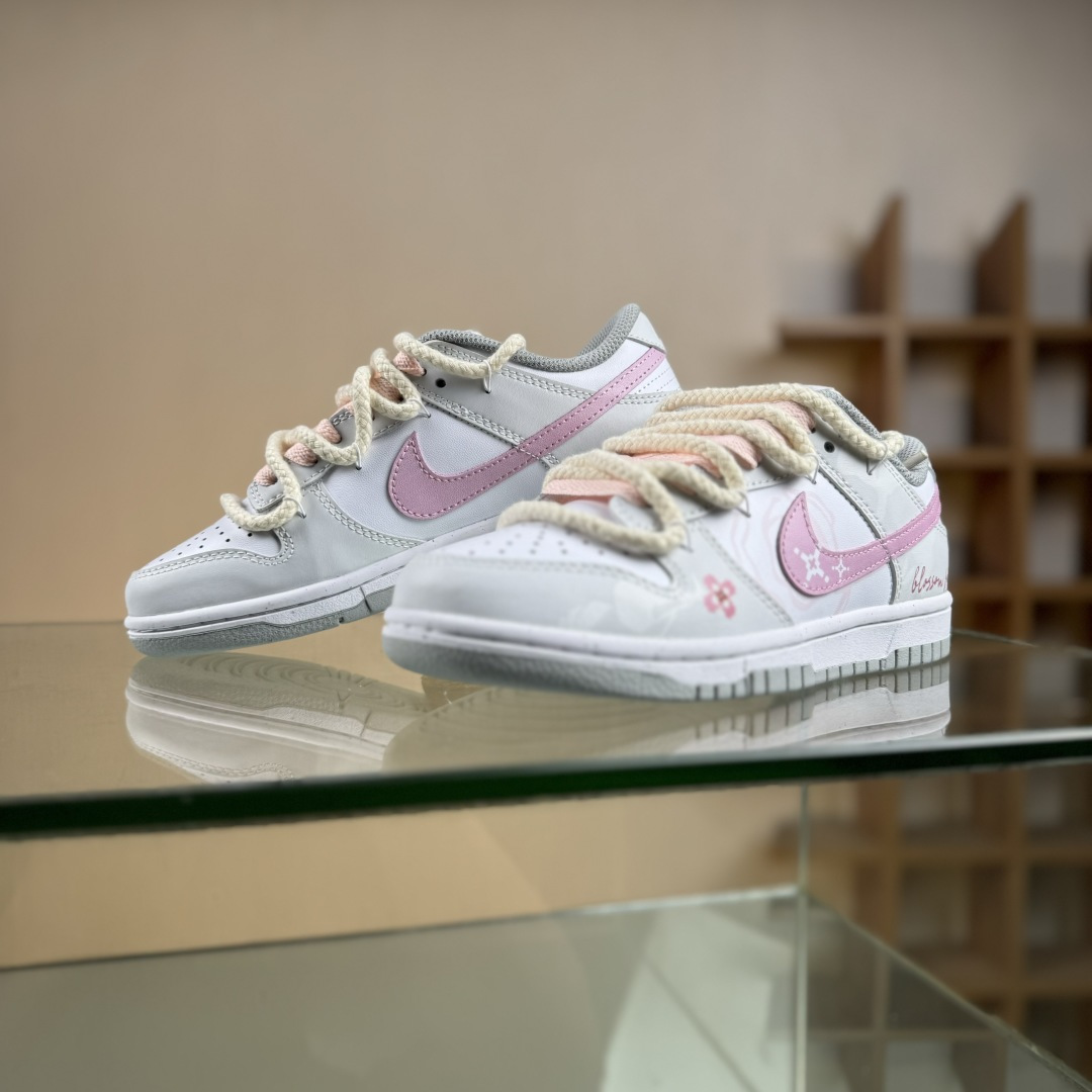 Nike SB Dunk Low ”Just Do It” 绑带 周年高端定制 低帮休闲板鞋 DD1503-103