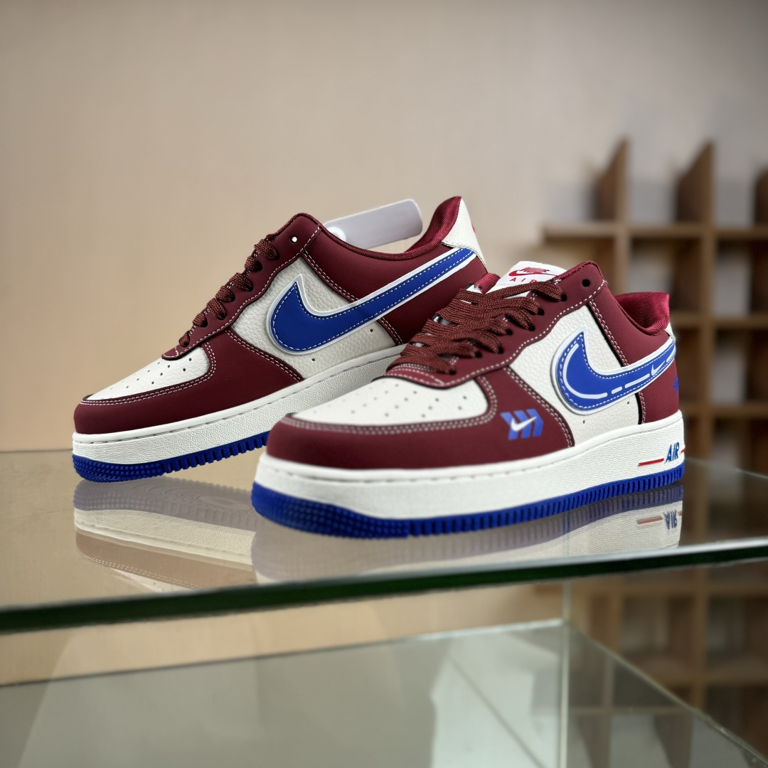 Nike Air Force 1'07 Low 斯图西联名 焦糖蓝勾 空军一号低帮休闲板鞋 SY1388-005