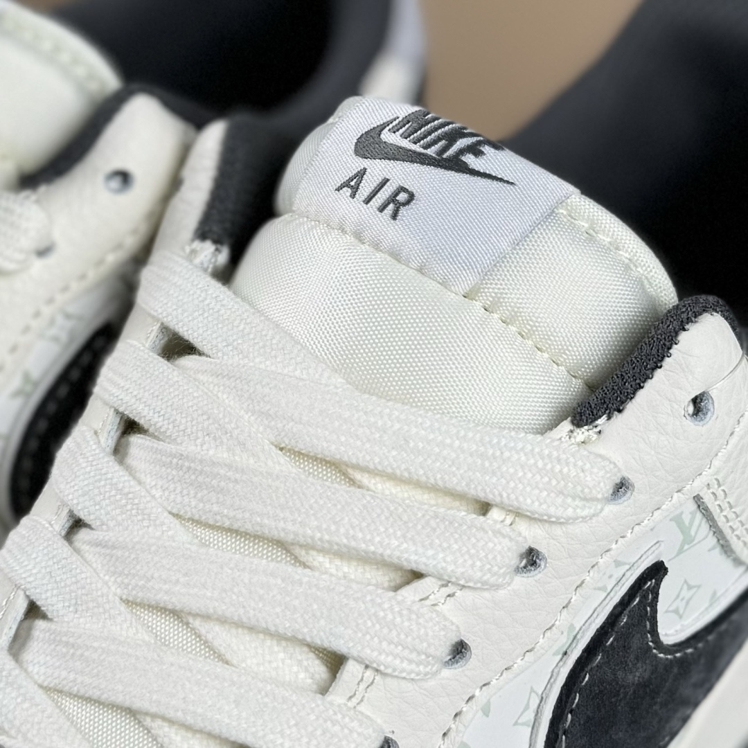 Nike Air Force 1'07 Low LV联名 印花米灰勾 空军一号低帮休闲板鞋 MZ9588-811
