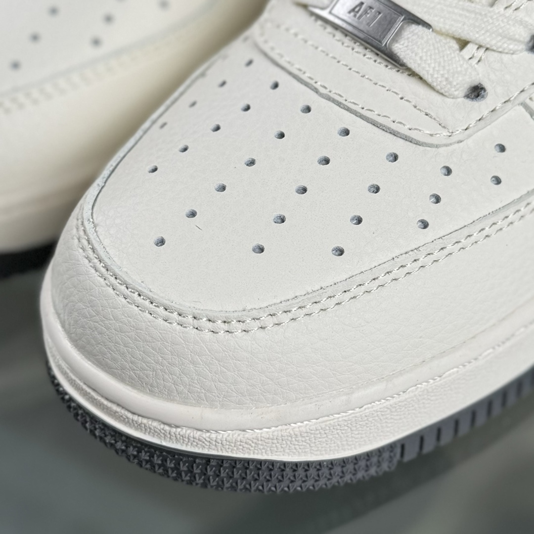 Nike Air Force 1'07 Low LV联名 印花米灰勾 空军一号低帮休闲板鞋 MZ9588-811