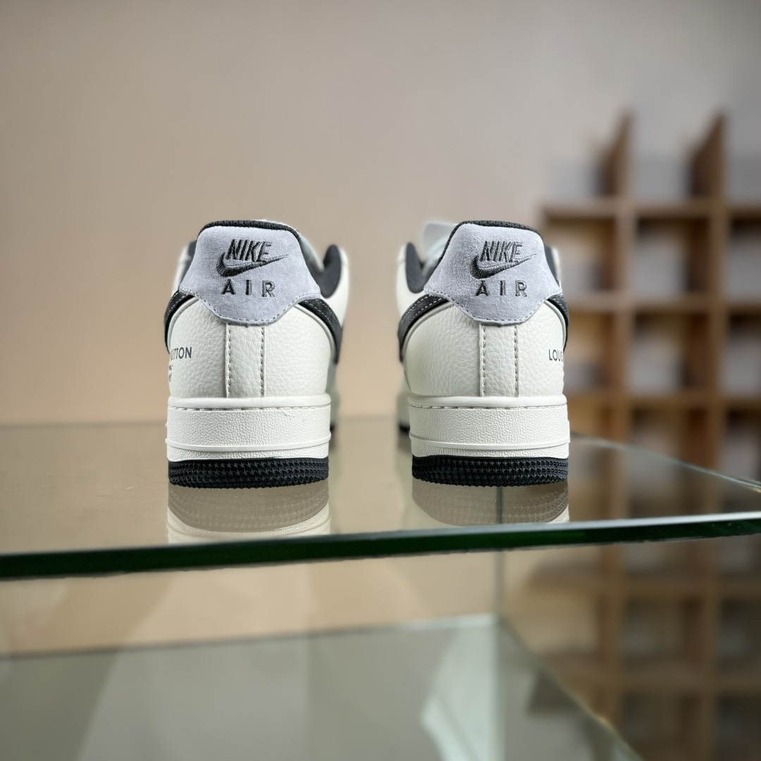 Nike Air Force 1'07 Low LV联名 印花米灰勾 空军一号低帮休闲板鞋 MZ9588-811