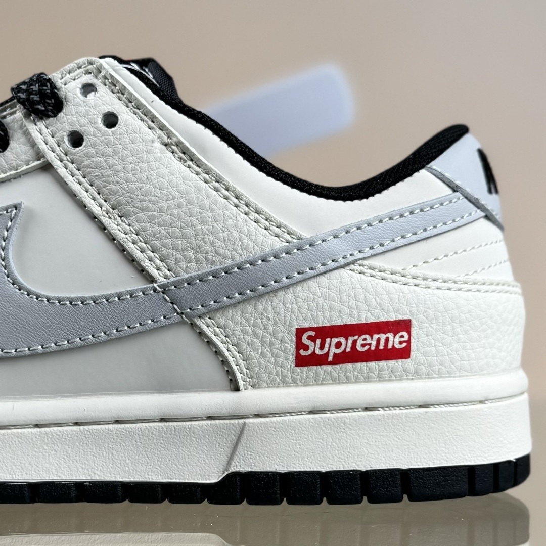 280 Nike SB Dunk Low Supreme联名 米黑灰 周年高端定制 低帮休闲板鞋 JP1628-030