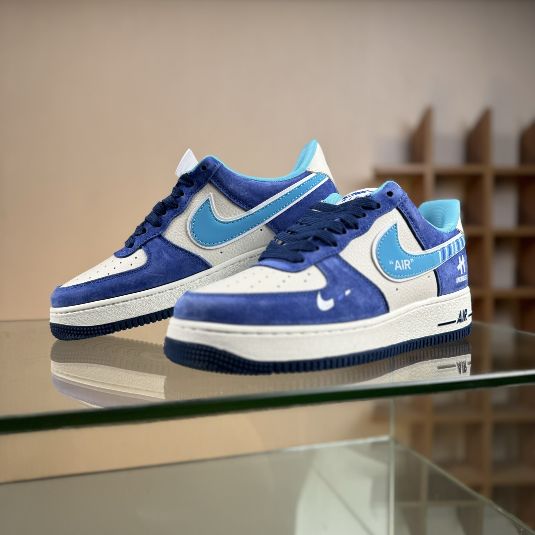 Nike Air Force 1'07 Low UN联名 翻毛蓝 空军一号低帮休闲板鞋 SY1388-003 Nike Air Force 1'07 Low UN联名 翻毛蓝 空军一号低帮休闲板鞋 SY1388-003