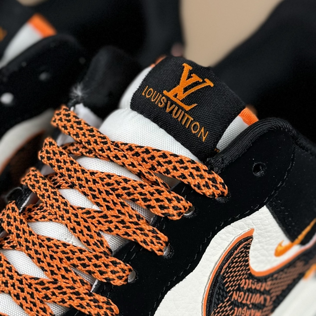 Nike Air Force 1 Low 07 x Louis Vuitton 黑白双小勾满天星 KJ1688-025