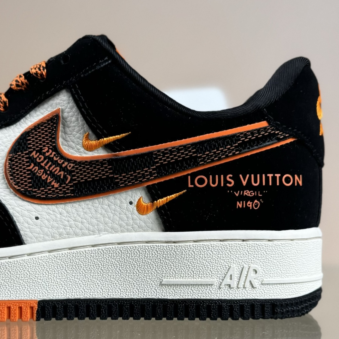 Nike Air Force 1 Low 07 x Louis Vuitton 黑白双小勾满天星 KJ1688-025
