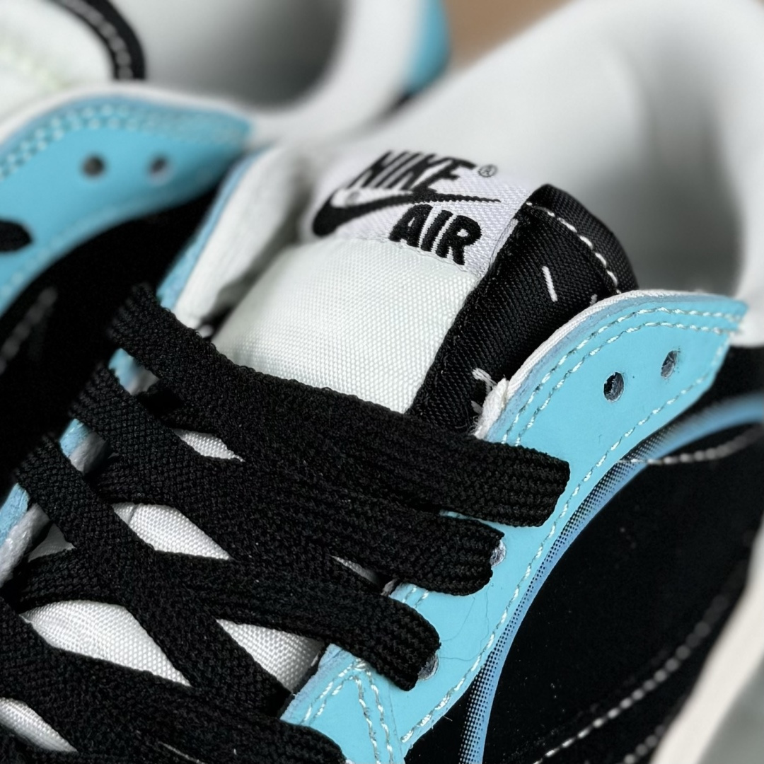 Travis Scott x Fragment Design x Air Jordan 1 Low SP AJ1 乔1UN联名 猪八蓝黑多勾 低帮文化休闲板鞋 DD7866-103 Travis Scott x Fragment Design x Air Jordan 1 Low SP AJ1 乔1UN联名 猪八蓝黑多勾 低帮文化休闲板鞋 DD7866-103