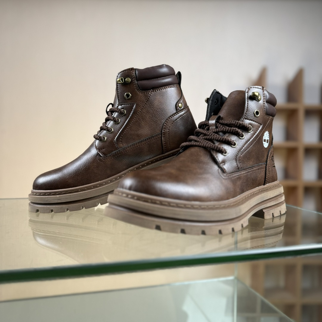 220 2025秋冬Timberland 天伯伦/添柏岚经典高帮休闲男鞋 黑色