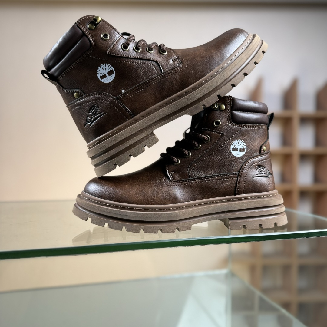 220 2025秋冬Timberland 天伯伦/添柏岚经典高帮休闲男鞋 黑色