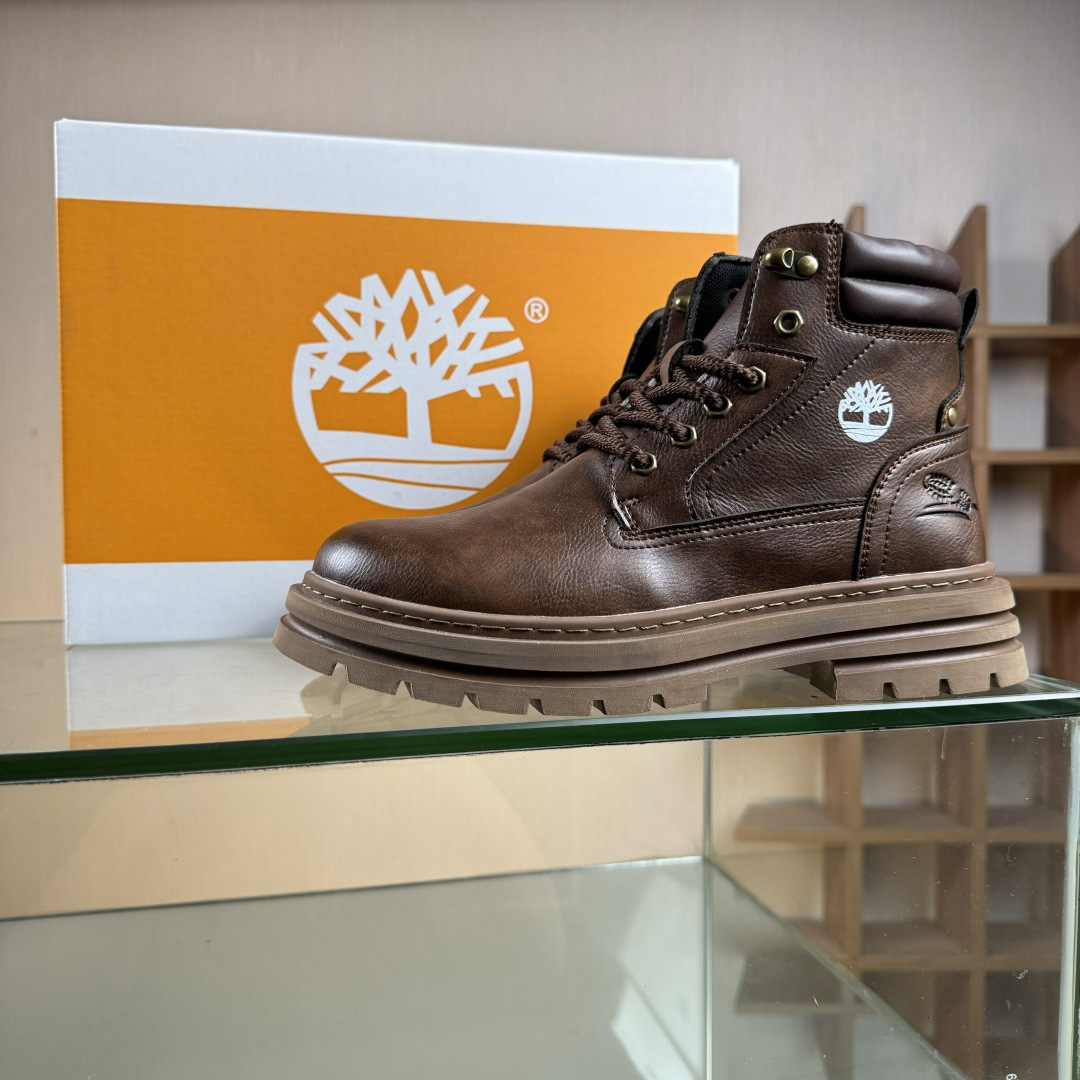 220 2025秋冬Timberland 天伯伦/添柏岚经典高帮休闲男鞋 黑色