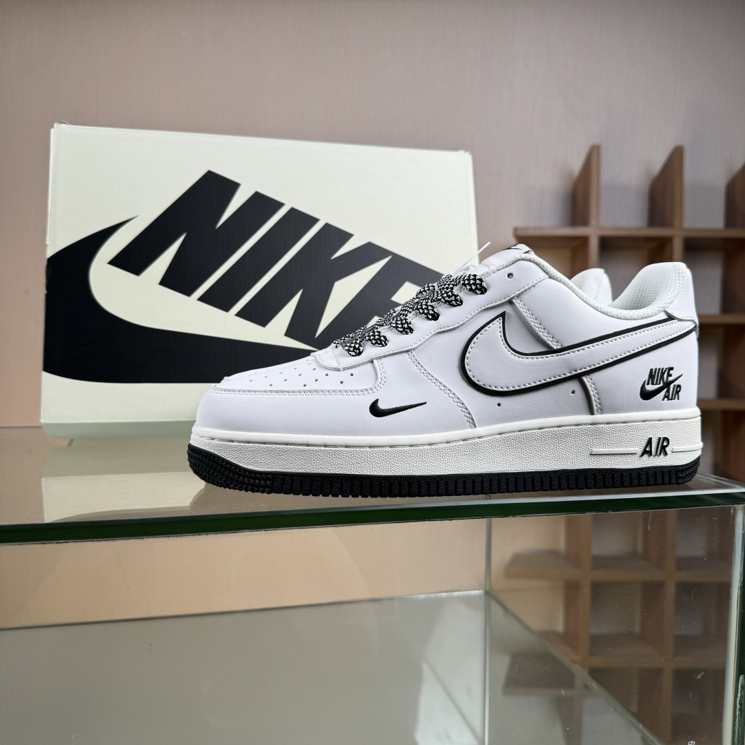 Nike Air Force 1'07 Low 米白黑 空军一号低帮休闲板鞋 CS5288-036