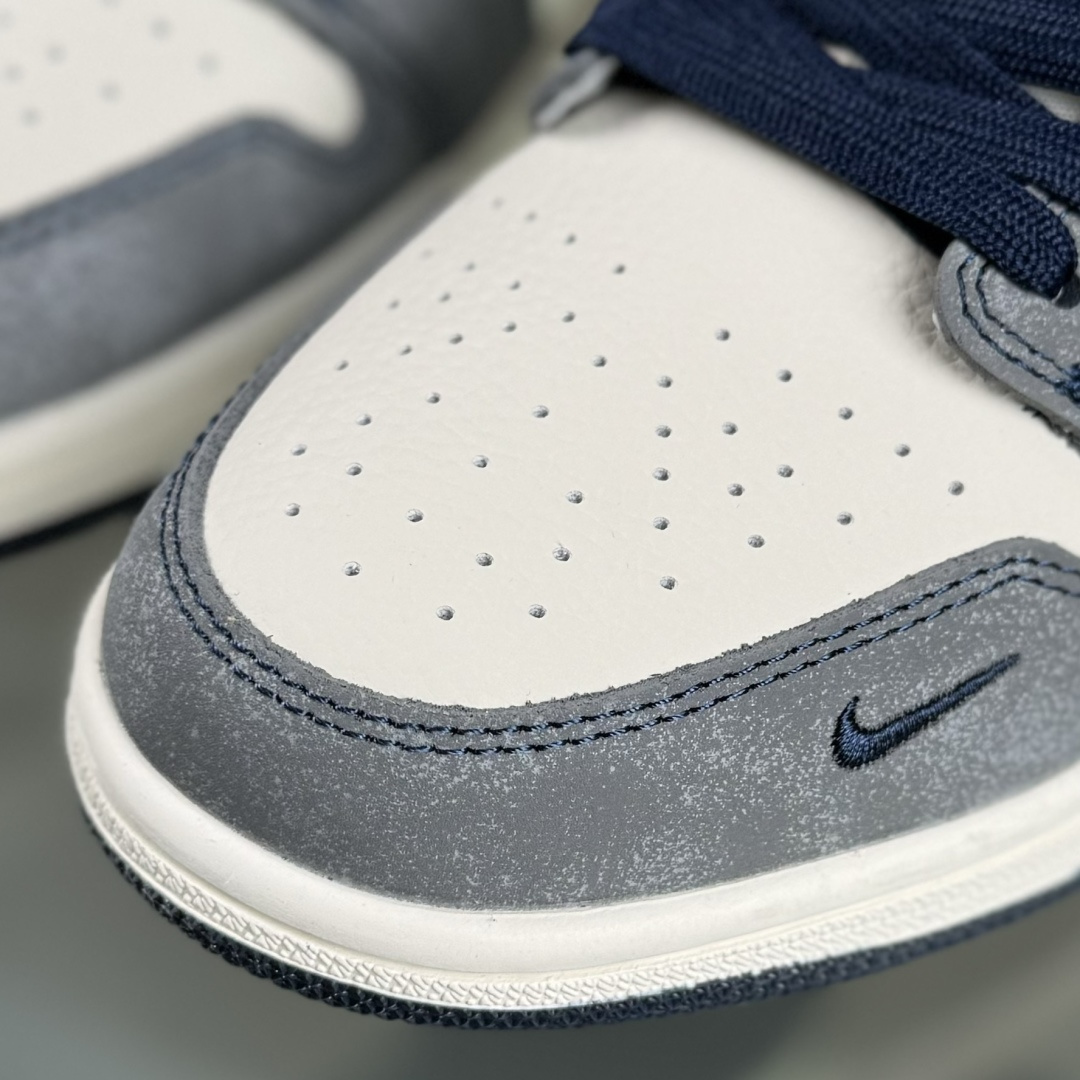 280 Nike Jordan Air Jordan 1 x 巴黎联名 猪八蓝勾乔1休闲低帮 QG1988-008