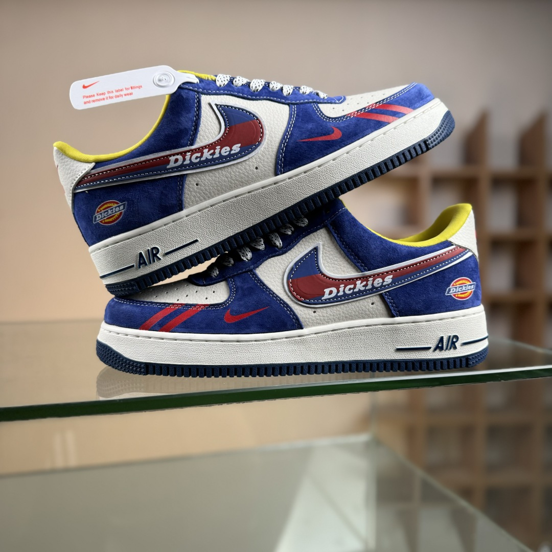 Nike Air Force 1'07 Low Dickies联名 白蓝猪八 空军一号低帮休闲板鞋 SY1388-006 Nike Air Force 1'07 Low Dickies联名 白蓝猪八 空军一号低帮休闲板鞋 SY1388-006