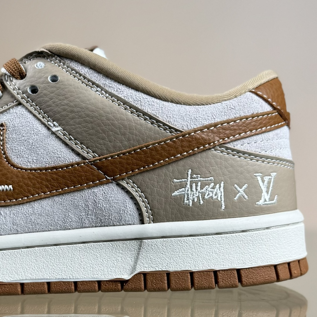 Nike SB Dunk Low 三方联名 卡其棕 高端定制 低帮休闲板鞋 SG6688-005