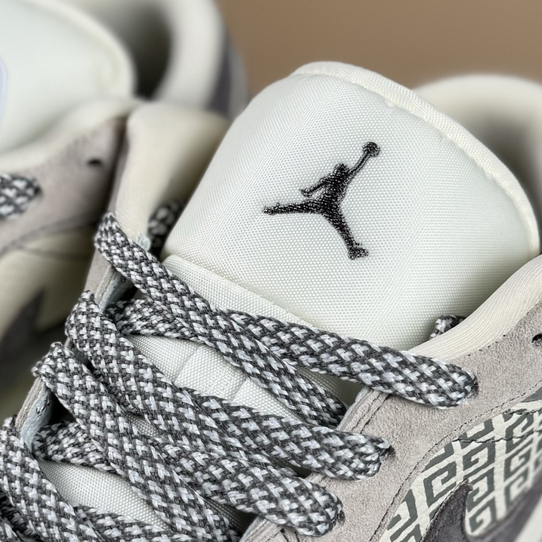 Air Jordan 1 Low AJ1 乔1 纪梵希联名 米灰猪八 低帮复古篮球鞋 LD8888-008