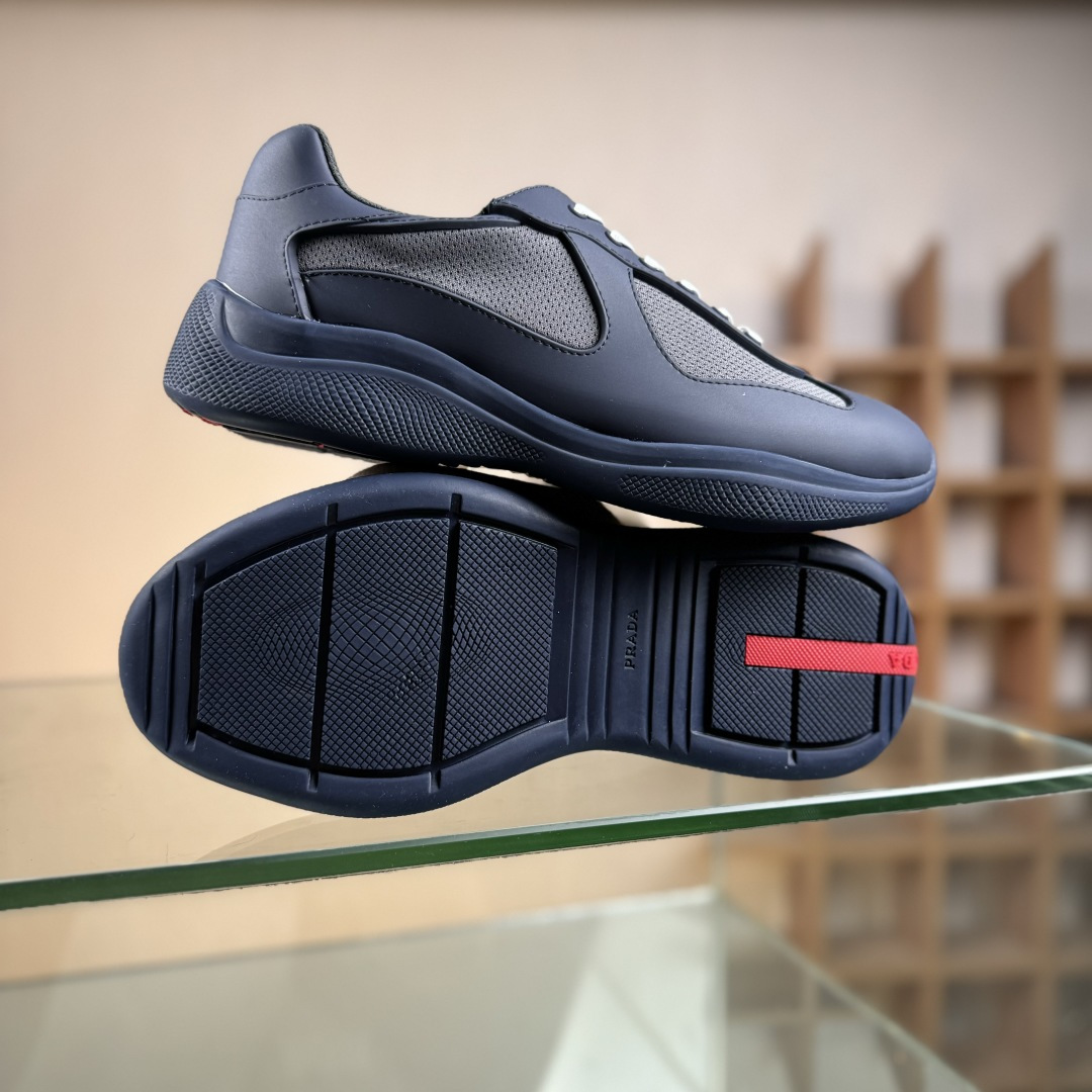 420 最新配色 Prada普拉达 情侣皮鞋 小白鞋 运动鞋