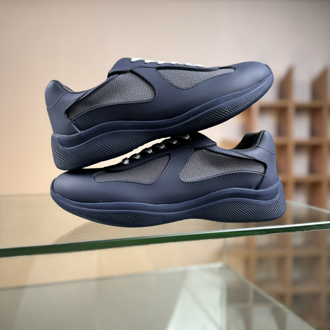 420 最新配色 Prada普拉达 情侣皮鞋 小白鞋 运动鞋