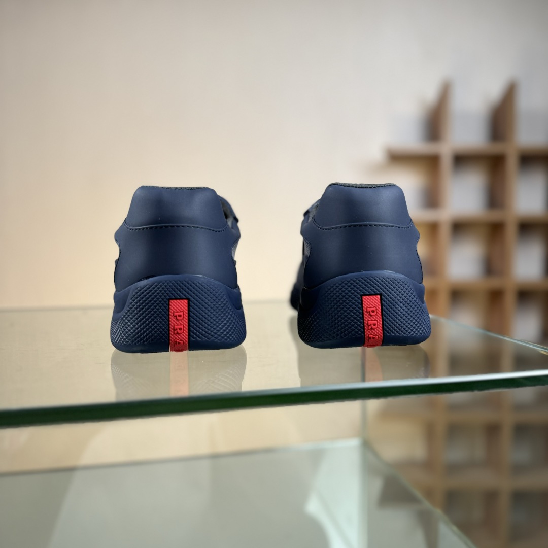 420 最新配色 Prada普拉达 情侣皮鞋 小白鞋 运动鞋