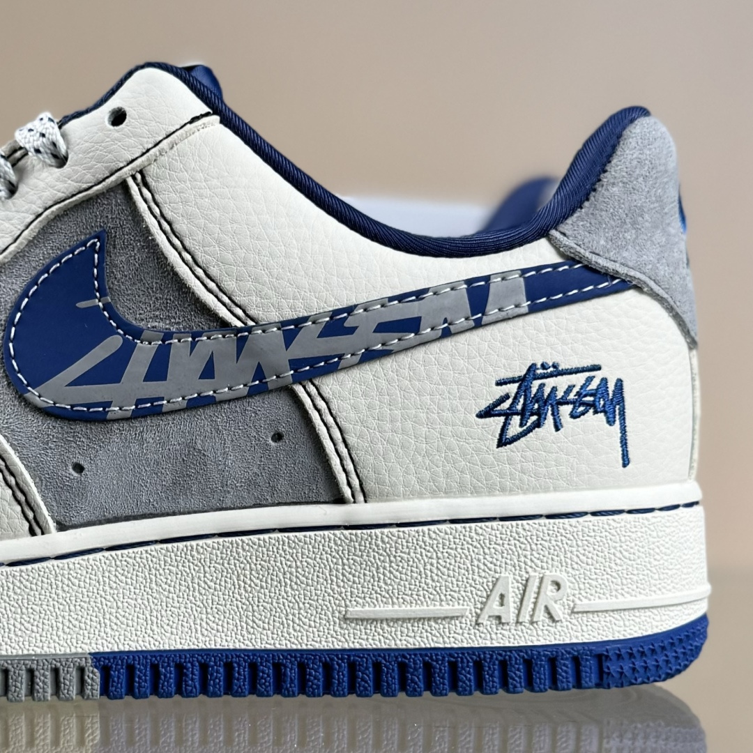 260 Nike Air Force 1'07 Low 斯图西 双拼花蓝勾 空军一号低帮休闲板鞋 XL1979-123-Chinese UA Cheap High Quatity Brand Clothes Bags handbags Sneakers wholesale wholesaler seller from China Factory suppliers Fashion Clothing Shoes best Quality Beautiful Price 260 Nike Air Force 1'07 Low 斯图西 双拼花蓝勾 空军一号低帮休闲板鞋 XL1979-123