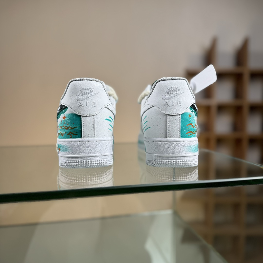 260 Nike Air Force 1'07 Low ”Aquarius” 手绘涂鸦 十二星座系列 金牛座 空军一号低帮休闲板鞋