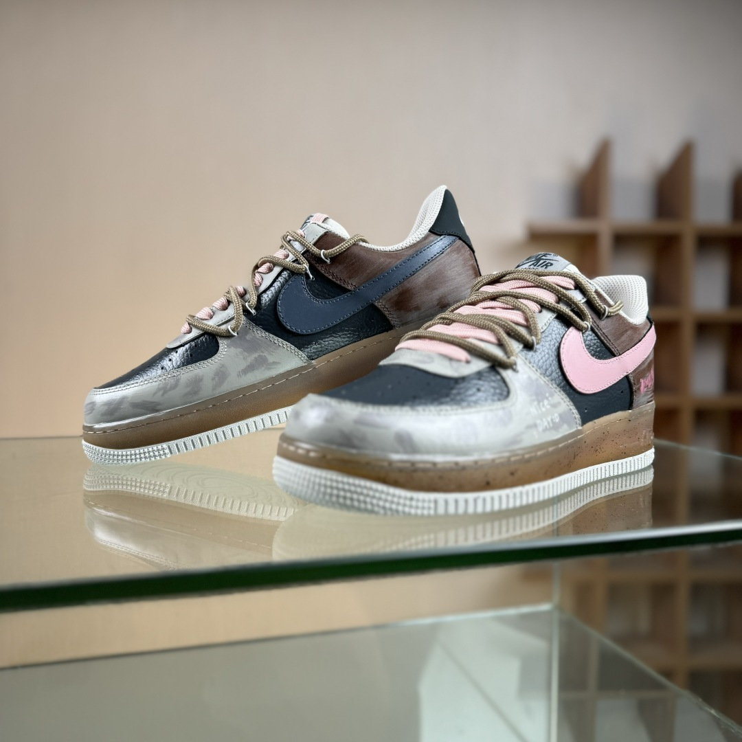 Nike Air Force 1'07 Low ”Mist Powder Diary” 手绘涂鸦 雾粉日记 空军一号低帮休闲板鞋 CW1888-680