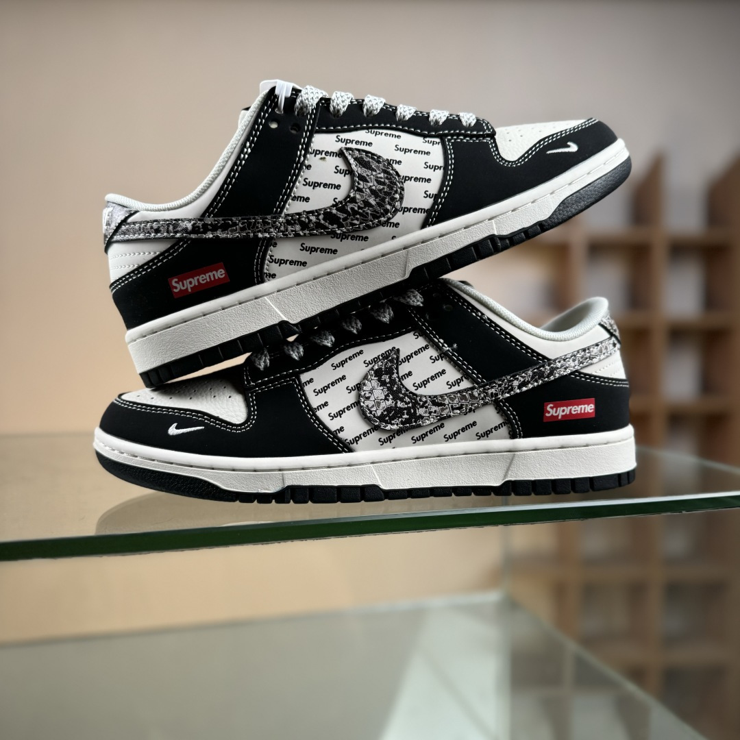 Nike SB Dunk Low 联名 黑花勾 周年高端定制 低帮休闲板鞋 XS6089-624